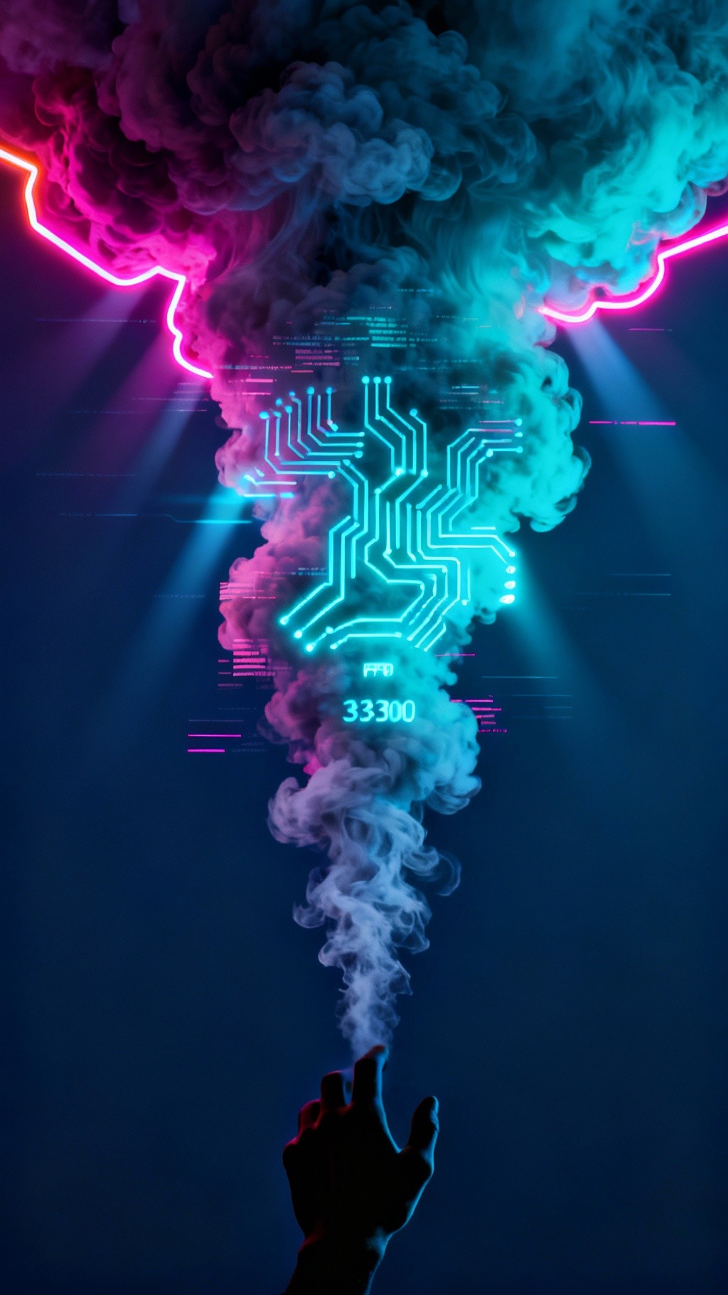 Smoke Signals Computer Free Digital Smoke Signal Image - Cyberpunk, Neon, Smoke | Download at ...