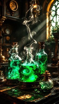 Free Magical Potion Laboratory Image - Alchemy, Potions, Gothic ...