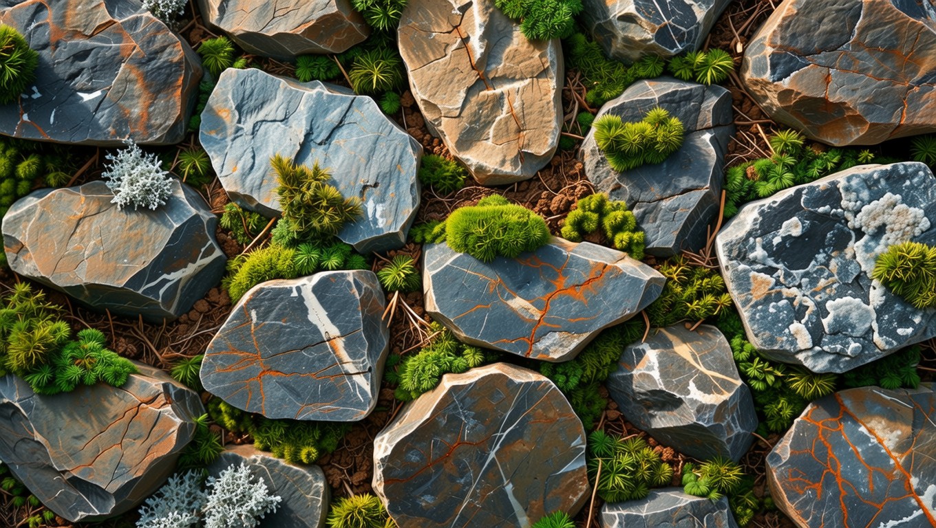 Free Weathered Forest Rocks Image - Stones, Rocks, Moss | Download at ...