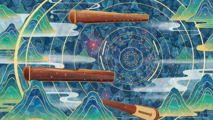 Musical Instruments Wave Patterns Download Sound Wave Mandalas Image - Watercolor, Mandala, Music | StockCake