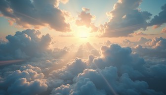 Free Heavenly Cloud Radiance Image - Heavenly, Sunbeams, Clouds ...