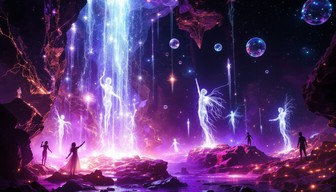 Free Celestial Light Falls Image - Fantasy, Ethereal, Magical ...