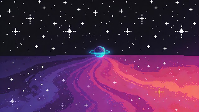 Free Cosmic Pixel Horizon Image - Space, Cosmic, Nebula | Download at ...