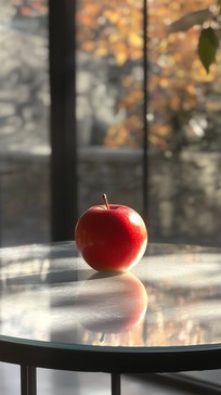 Free Luminous Red Apple Image - Apple, Red, Reflection | Download at ...