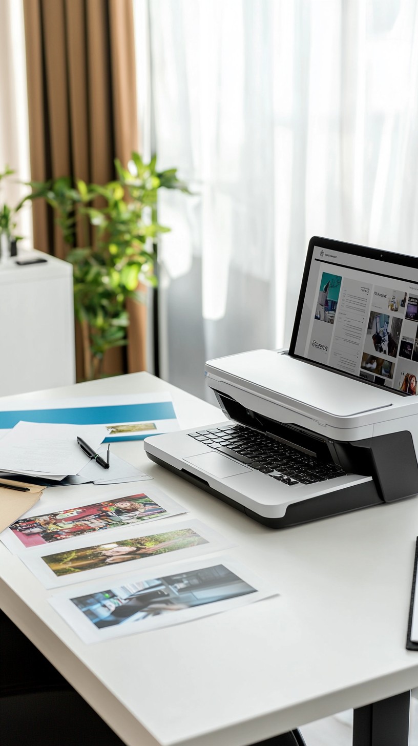 Free Office Printing Setup Image - Office, Printer, Laptop | Download ...