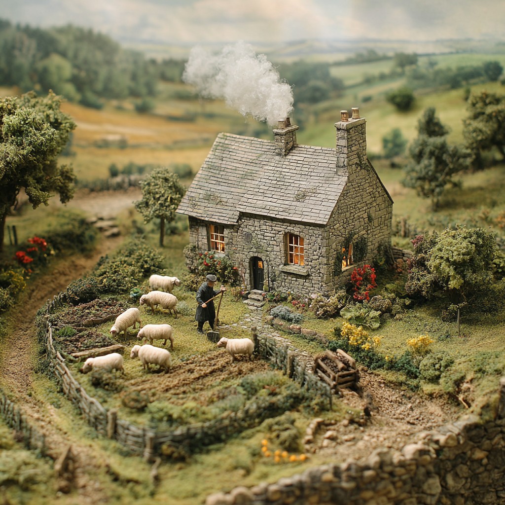Free Rustic countryside diorama Photo - Miniature, Diorama, Countryside ...