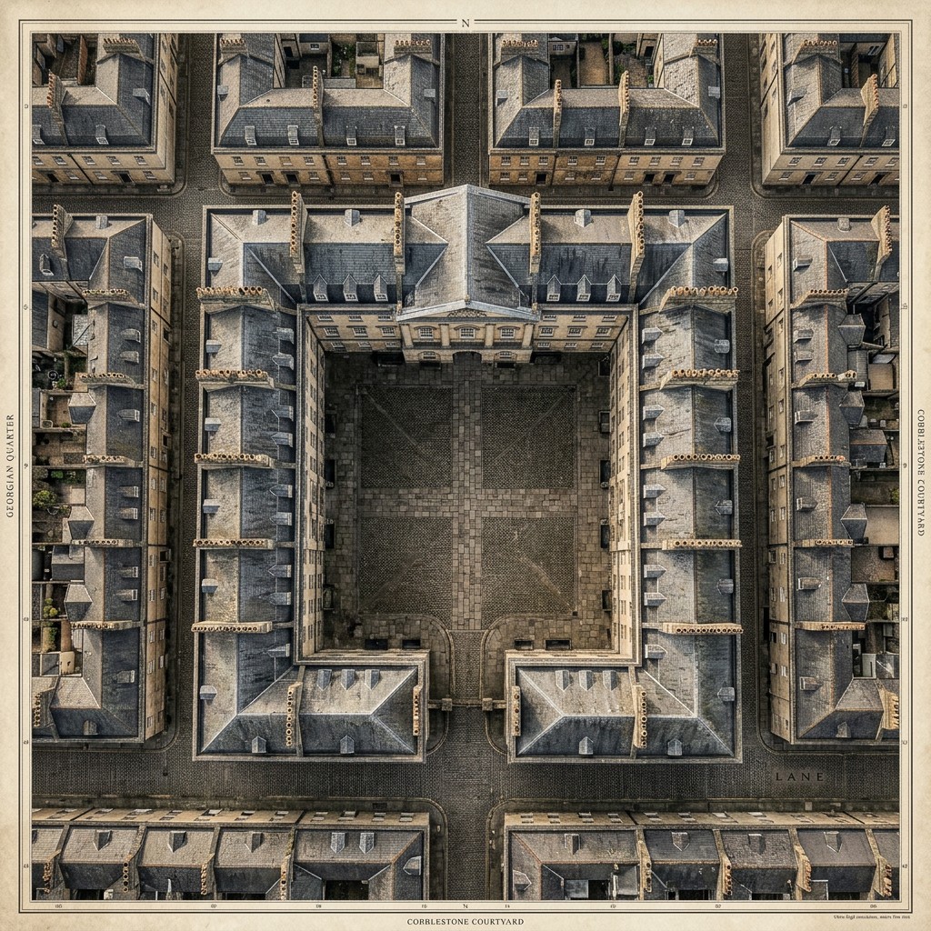 Free Georgian Rooftop Geometry Image - Architecture, Georgian, Historic ...