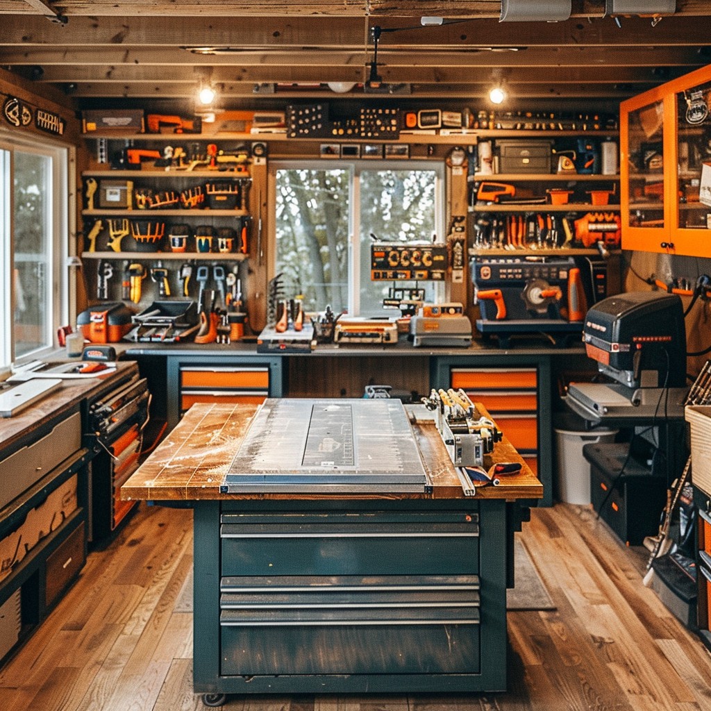 Free Organized Workshop Space Image - Workshop, Tools, Woodworking ...