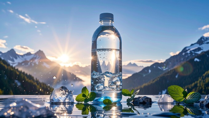 Free Pure Mountain Freshness Image - Water, Bottle, Mountain | Download ...