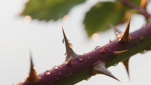 Thorn Razor Bloom Free Dewy Rose Thorns Image - Thorns, Dewdrops, Macro | Download at ...