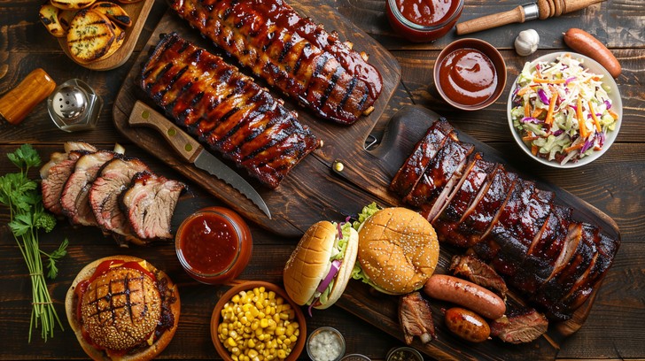 Free Barbecue Feast Spread Image - Barbecue, Ribs, Burgers | Download ...