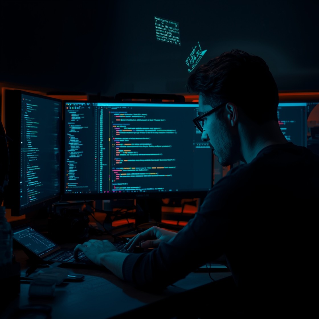 Free Code Night Glow Image - Programmer, Coding, Developer | Download ...