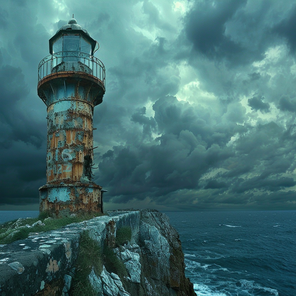 Free Aged Coastal Lighthouse Image - Lighthouse, Ocean, Stormy ...