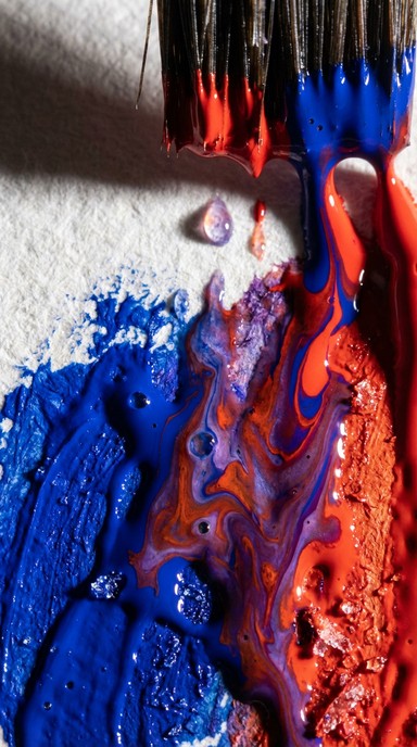 Free Pigment Colors Merging Image - Pigment, Ultramarine, Cadmium ...