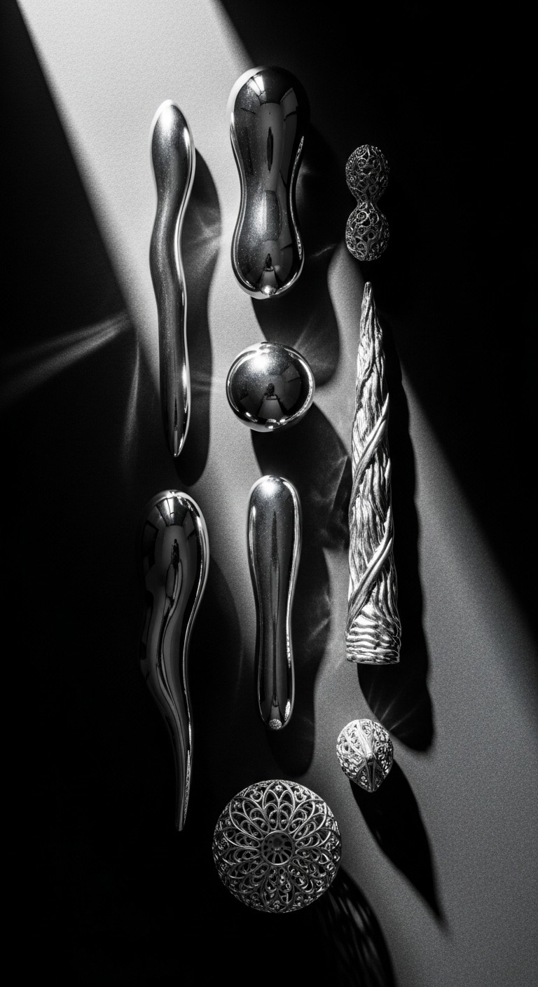 Free Silver shadows dance Image - Silver, Metallic, Reflective ...