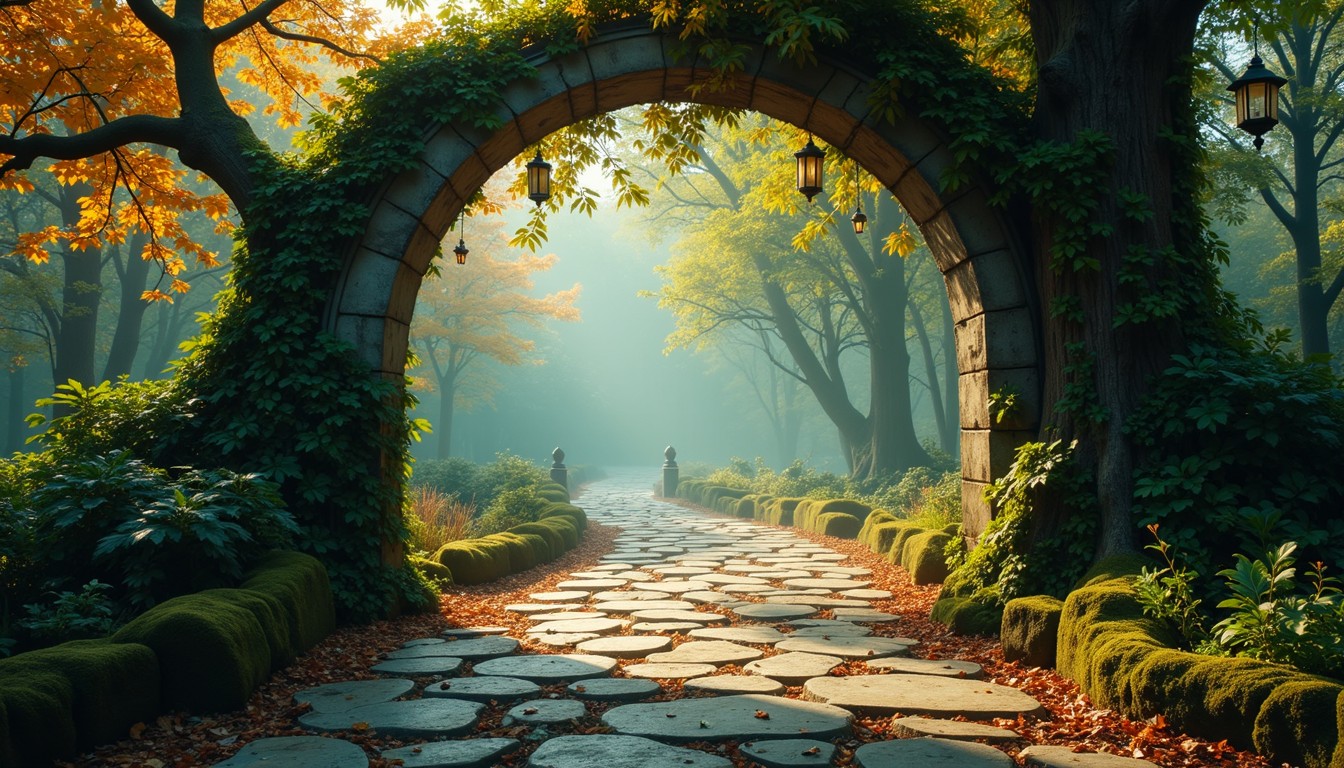 Free Enchanted Forest Gateway Image - Pathway, Archway, Forest ...