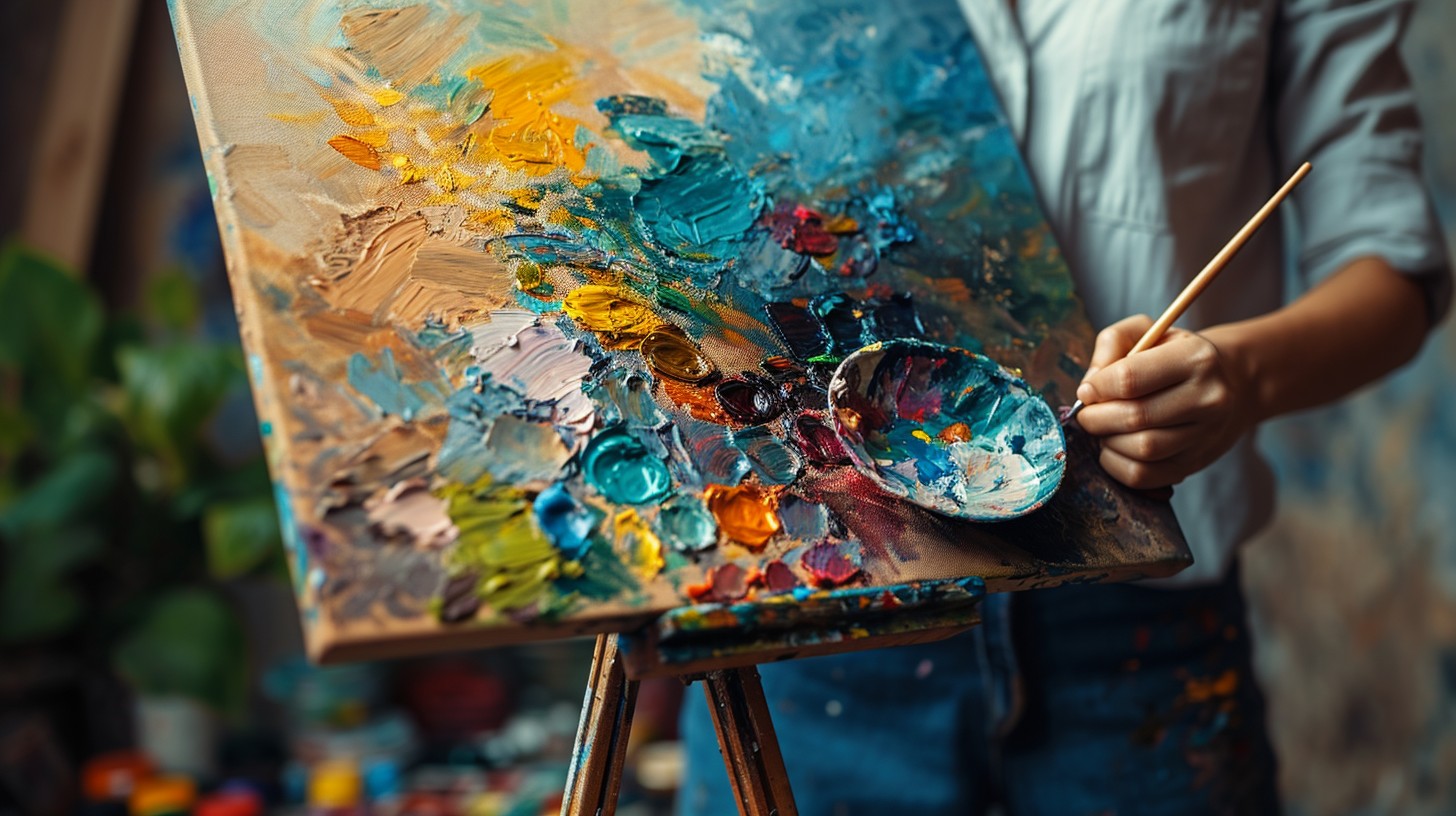 Free Artist at Work Image - Artist, Painting, Palette | Download at ...