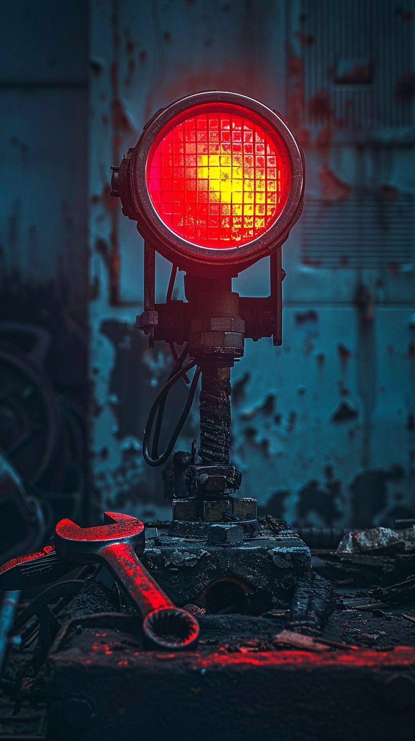 Free Illuminated Red Signal Photo - Red, Light, Industrial | Download ...