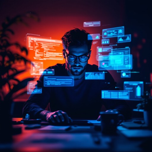 Free Illuminated Code Craft Image - Coding, Digital, Nightwork ...