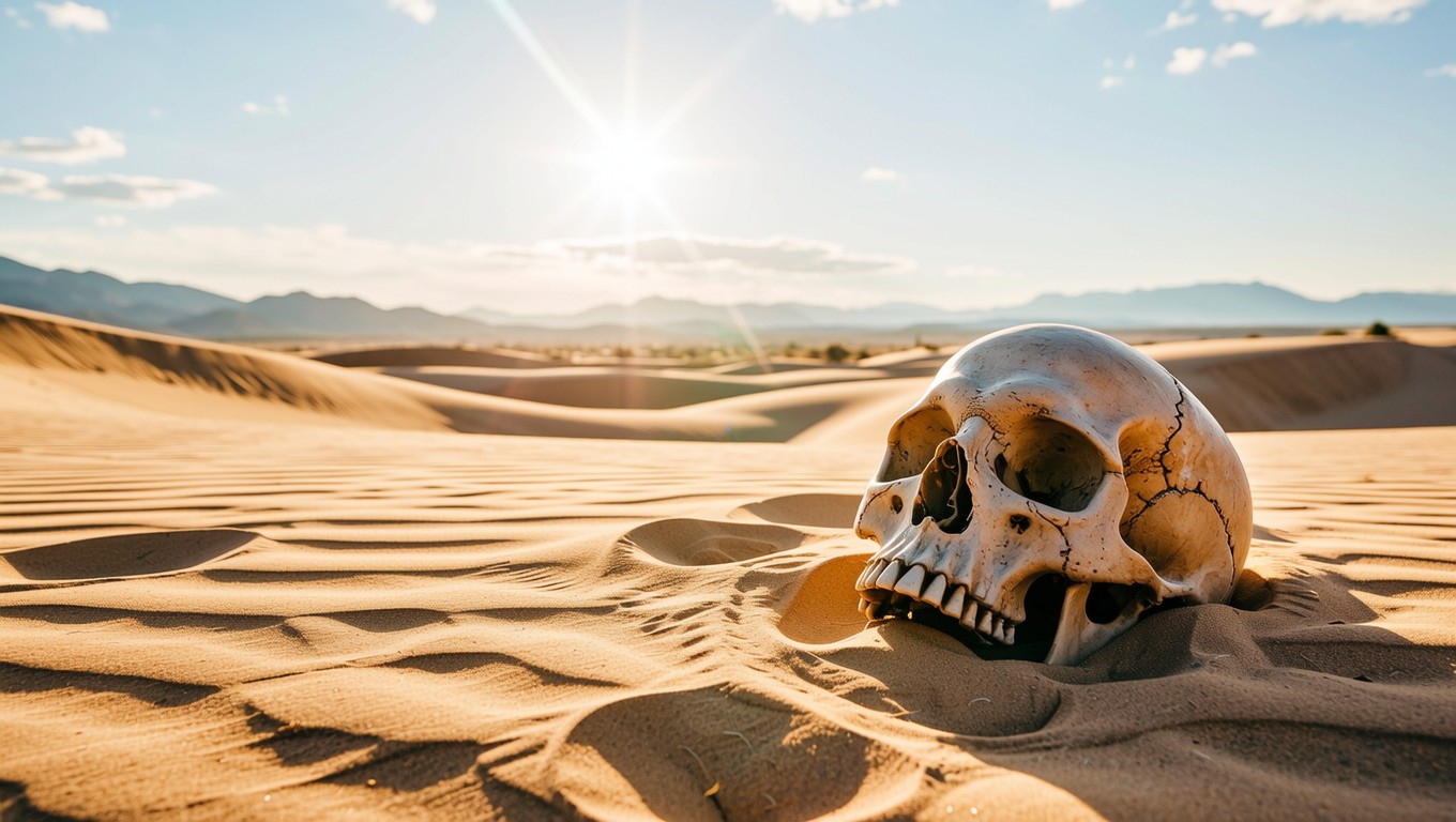 Free Desert Skull Sunset Image - Desert, Skull, Vintage | Download at ...
