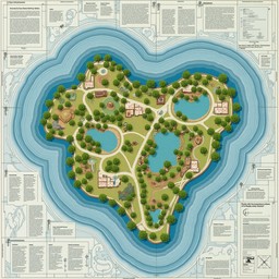 Free Topographical Island Blueprint Image - Blueprint, Topographical ...