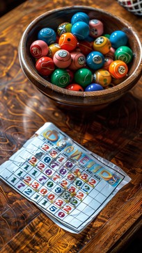Free Bingo Game Setup Image - Bingo, Game, Balls | Download at StockCake