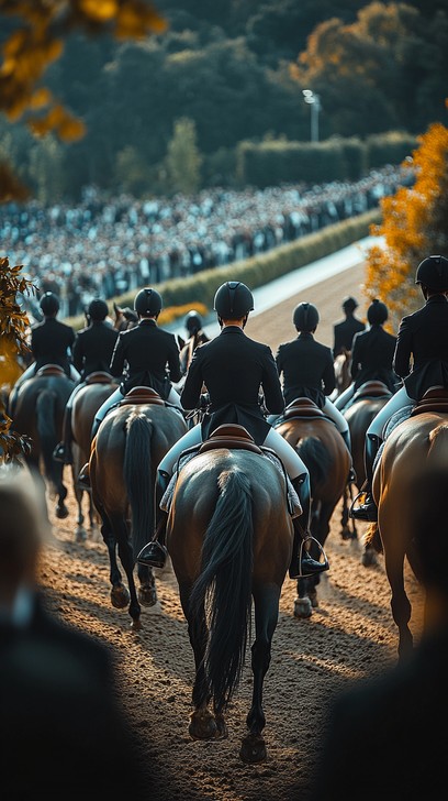 Free Equestrian procession underway Image | Download at StockCake