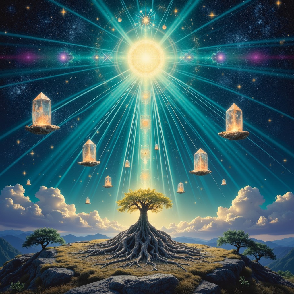Free Sacred Light Harmony Image - Spiritual, Cosmic, Tree | Download at ...