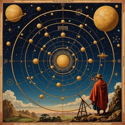 Free Ancient Celestial Chart Image - Astronomy, Cosmos, Medieval ...