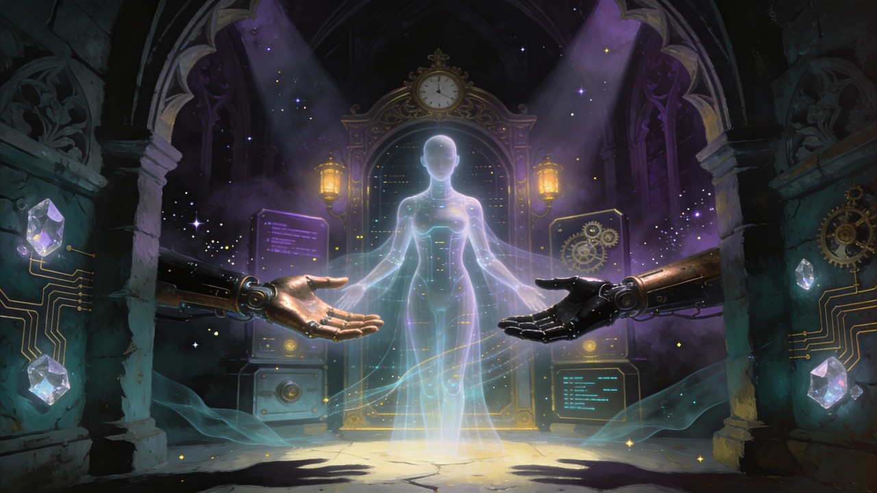 Free Ethereal Technology Guardian Image - Holographic, Gothic, Ai ...