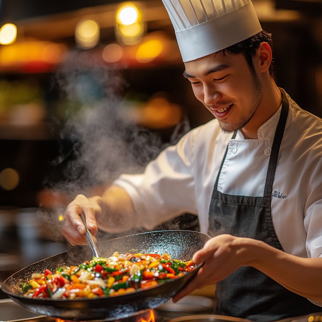 Free Chef Cooking Vegetables Image - Chef, Cooking, Vegetables ...