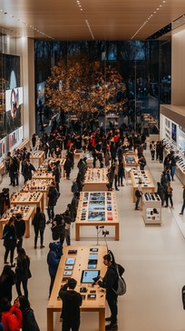 Free Bustling tech store Image - Technology, Store, Customers ...