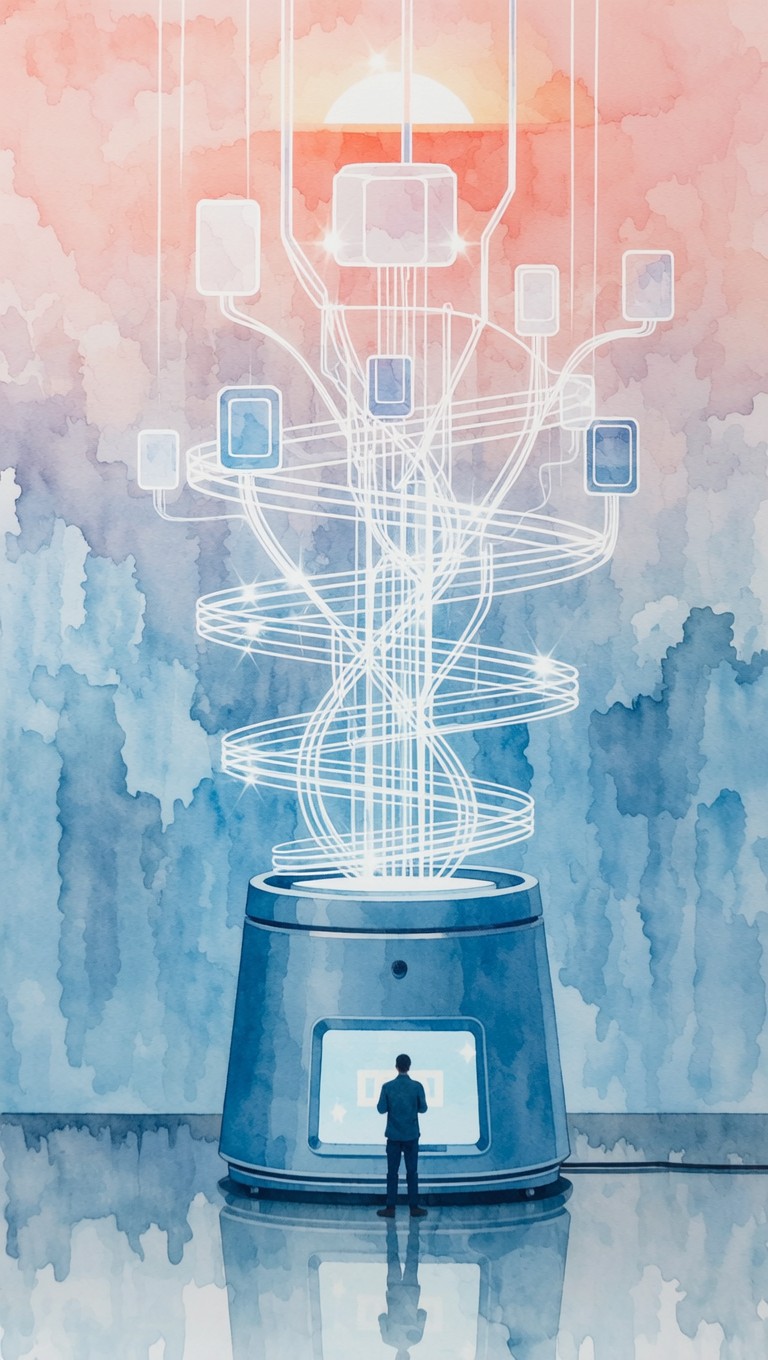 Free Digital Dawn Rising Image - Watercolor, Technology, Innovation ...