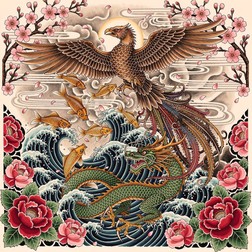 Free Phoenix Dragon Dance Image - Phoenix, Dragon, Koi | Download at ...