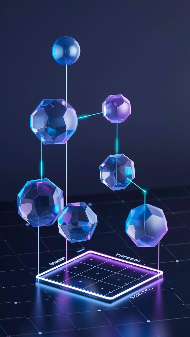 Glass Network Free Glass Network Architecture Image - Glassmorphism, Futuristic ...