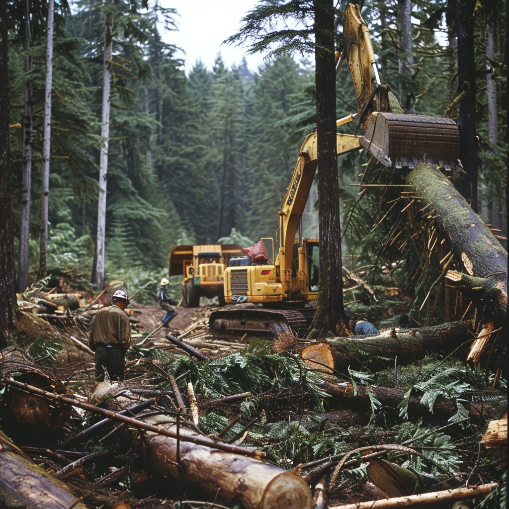 Free Logging Industrial Operation Image - Logging, Forest, Machinery ...