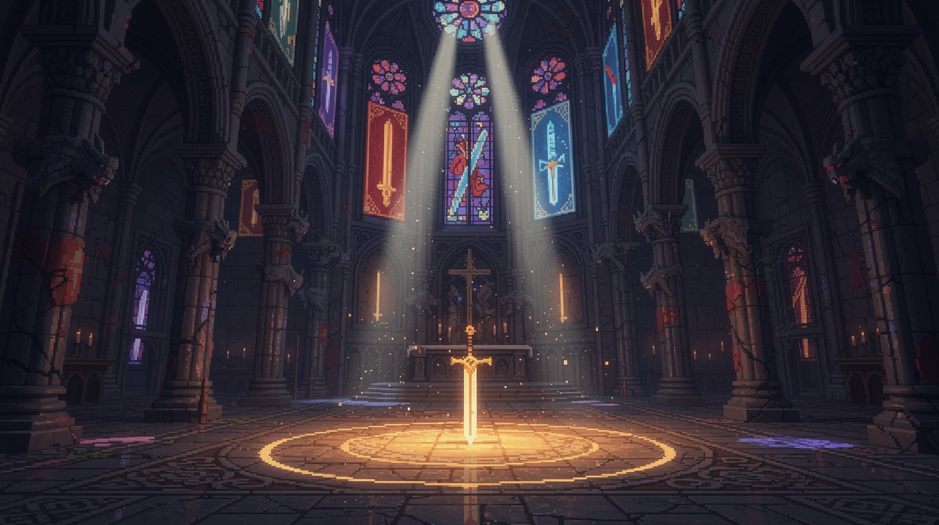 Church Sword R Design Free Sacred Sword Cathedral Image - Cathedral, Sword, Pixel | Download ...