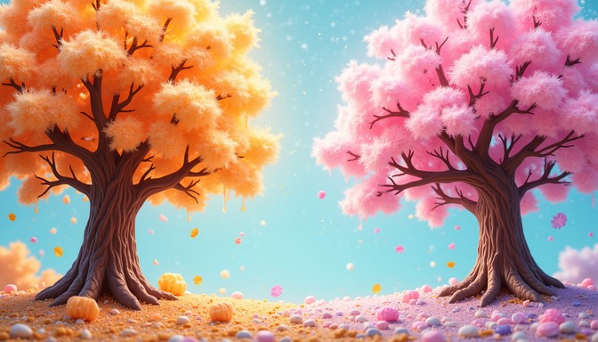 Trees Inkylicious Free Magical Candy Trees Image - Whimsical, Sweet, Tree | Download at ...