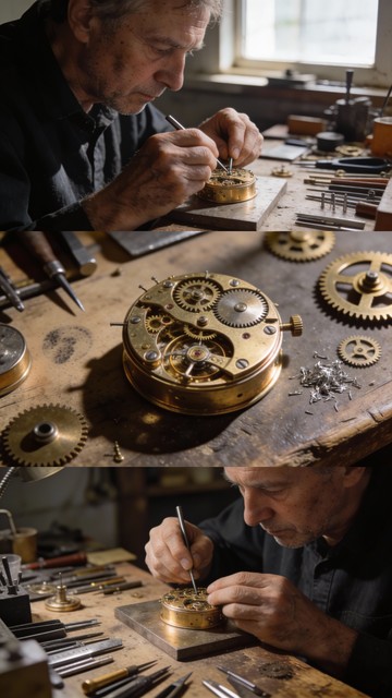 Free Precision Clock Making Image - Clockmaker, Artisan, Craftsman ...