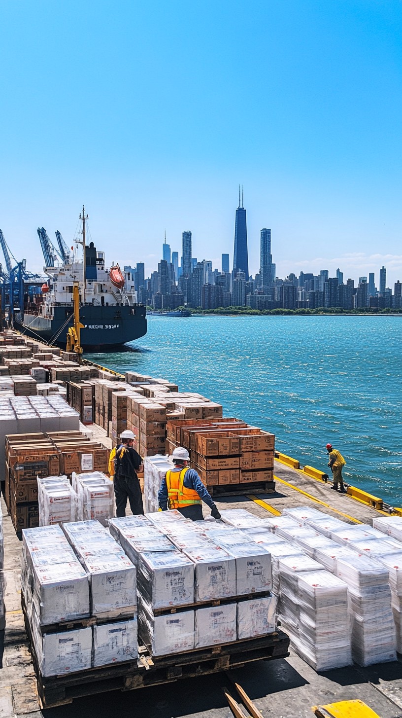 Free Harbor Loading Activity Image - Harbor, Workers, Cargo | Download ...