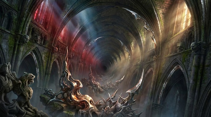 Free Infinite Gothic Abyss Photo - Fractal, Gothic, Cathedral ...
