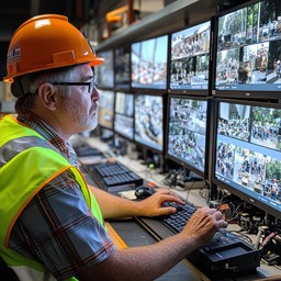 Free Engineer monitoring screens Image - Engineer, Monitoring, Cctv ...