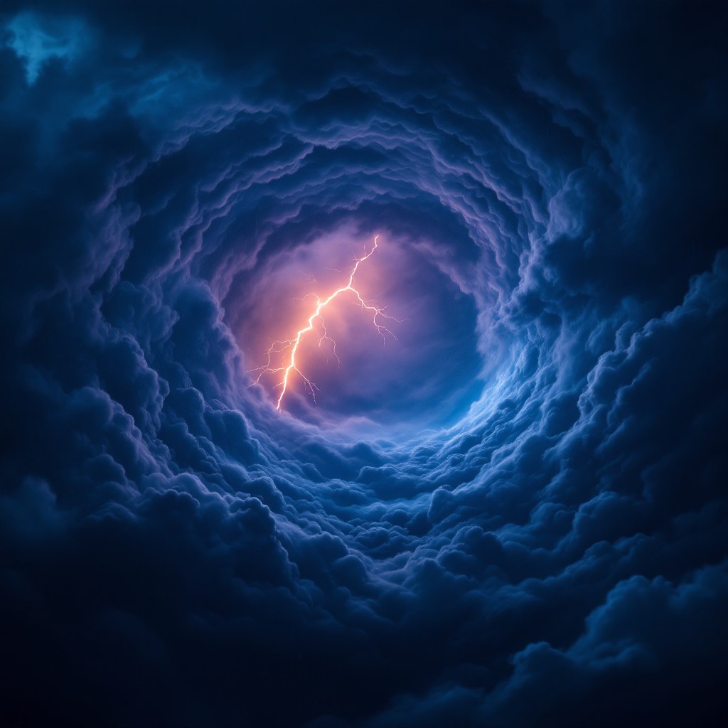 Free Lightning Pierces Storm Photo - Storm, Lightning, Vortex ...