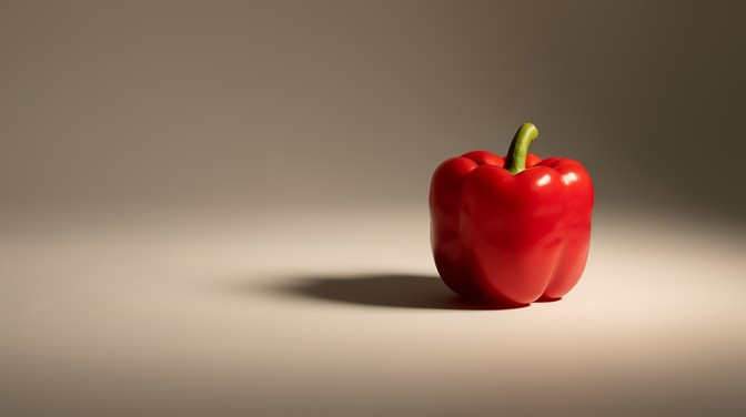 Pepper Shadow Free Dramatic Pepper Shadow Image - Pepper, Vegetable, Minimalist ...