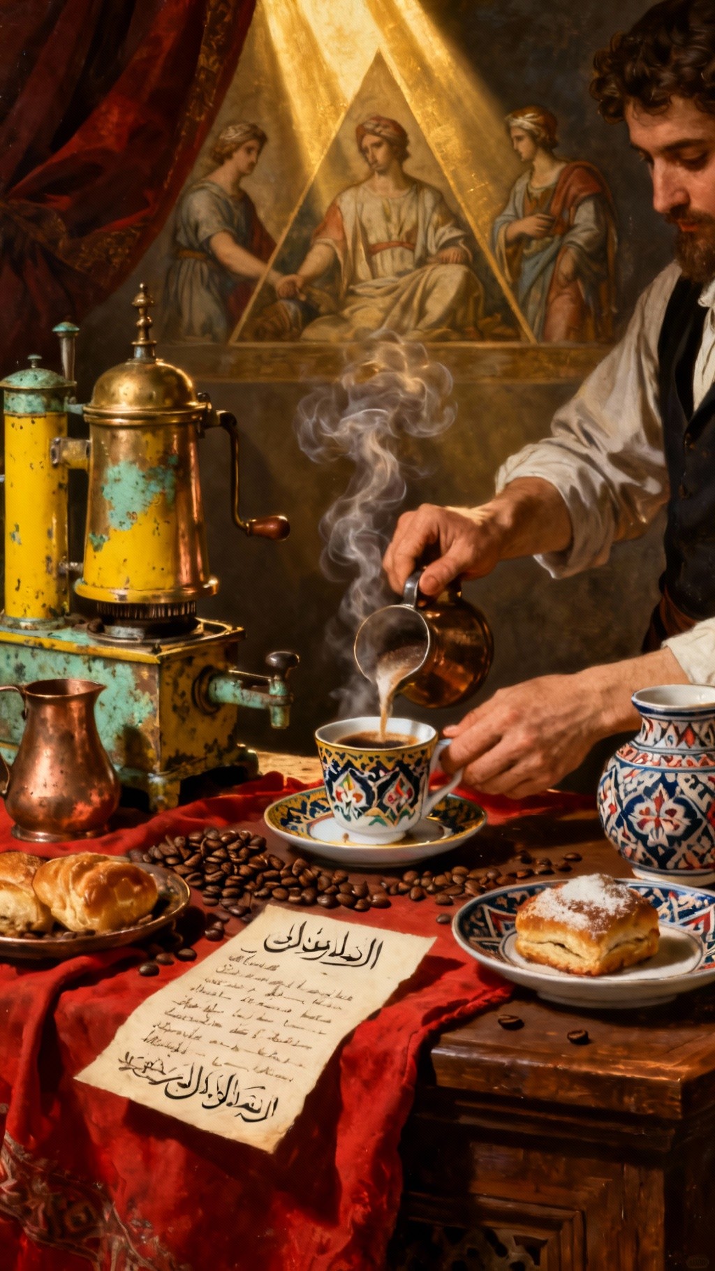 Free Golden Coffee Ritual Photo - Coffee, Barista, Traditional ...