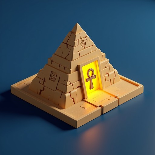 Free Golden Ankh Pyramid Image | Download at StockCake