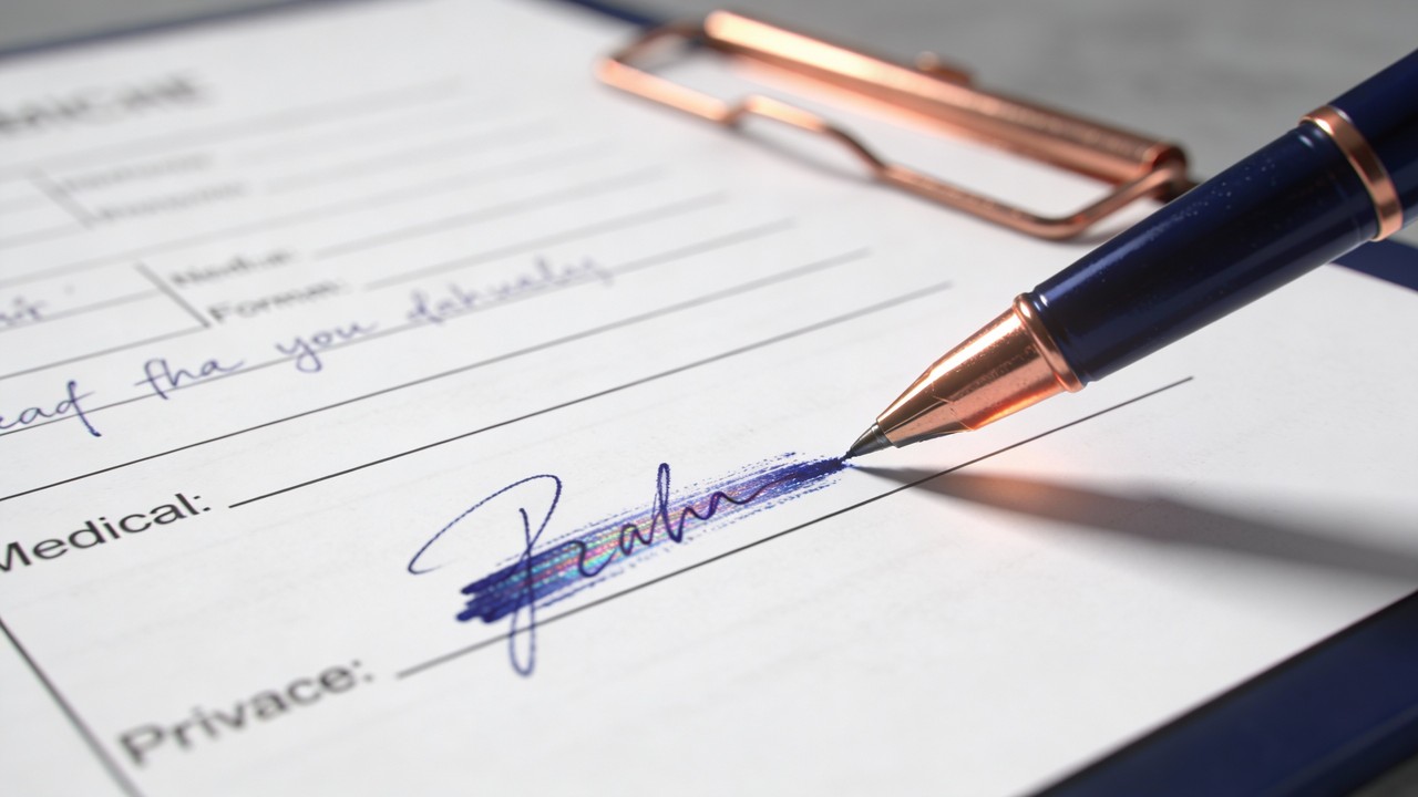 Free Medical Document Signing Image - Medical, Signature, Document ...