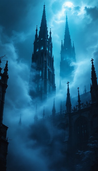 Free Misty Gothic Spires Image - Gothic, Cathedral, Spires | Download ...
