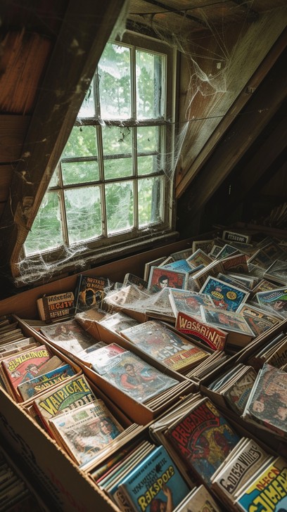 Free Vintage Comic Trove Image - Vintage, Comics, Attic | Download at ...