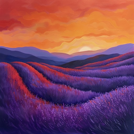 Free Lavender Field Sunset Image - Lavender, Sunset, Birds | Download ...